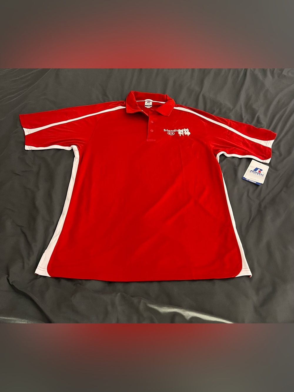 Kia Automotive Polo Golf Shirt New